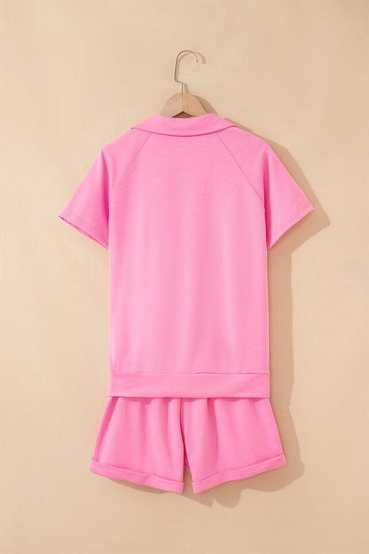 Kinsley Bonbon Collared Tee