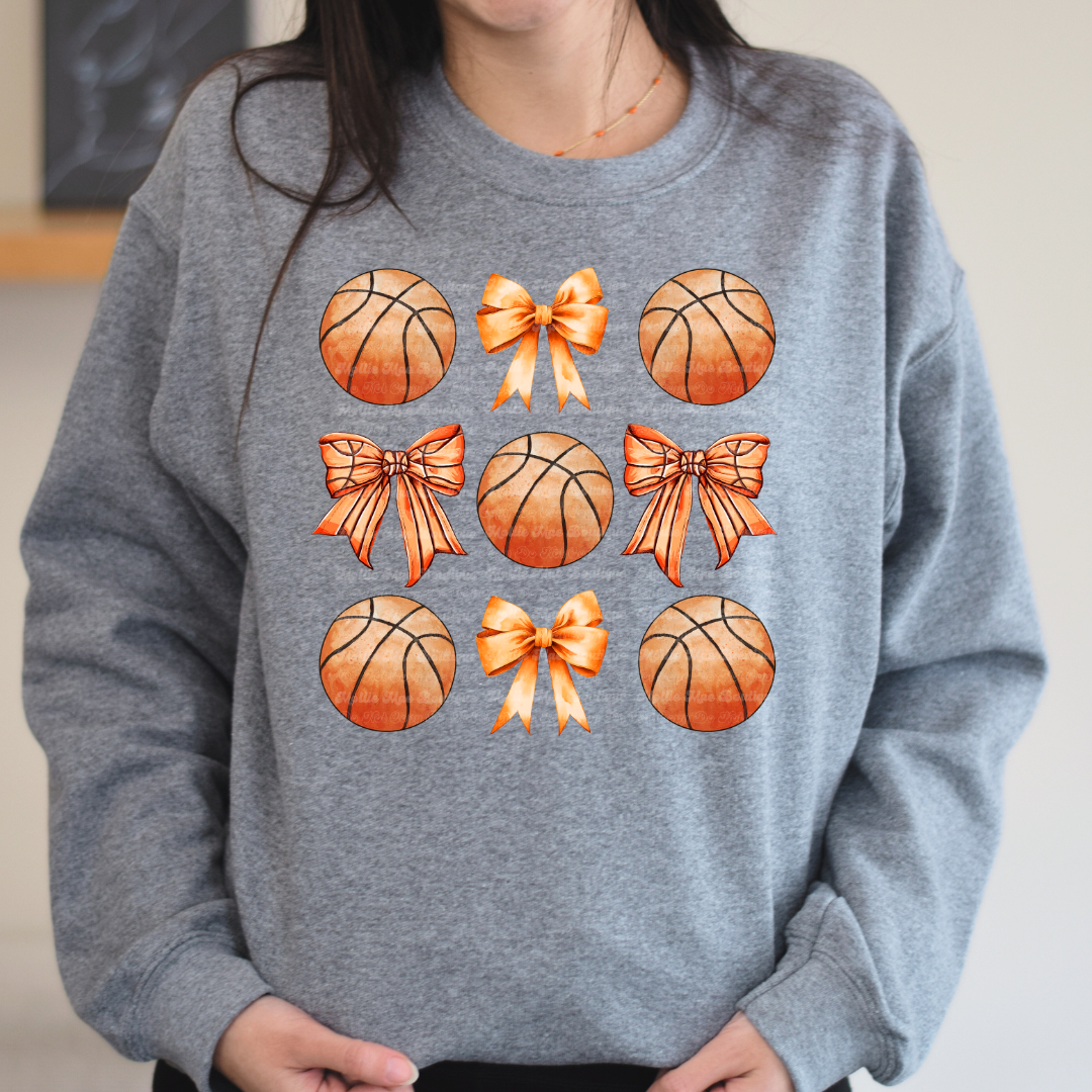 Basketball Coquette Sweatshirt or Tee