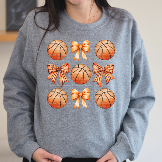 Basketball Coquette Sweatshirt or Tee