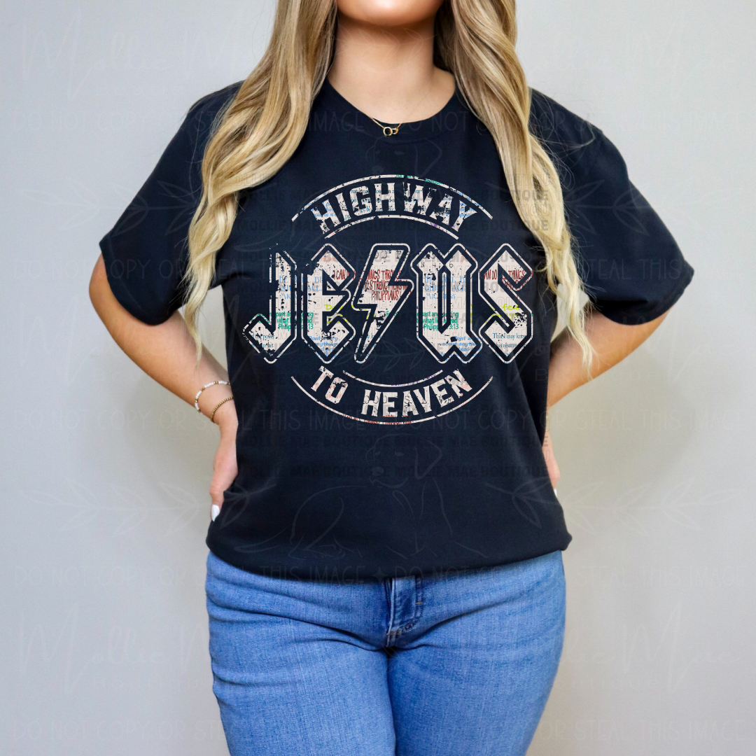 Highway to Heaven Vintage Faith Graphic Tee
