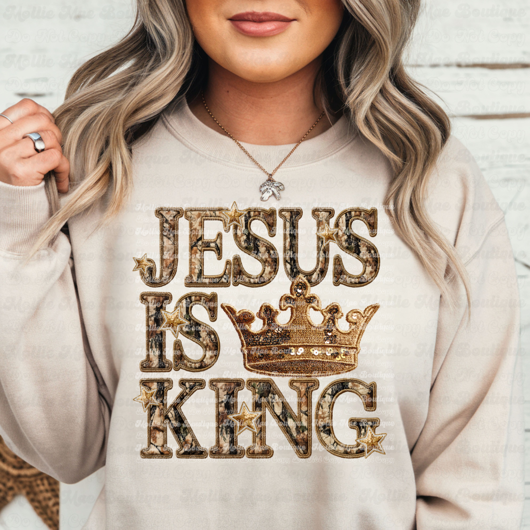 Jesus Is King Graphic Tee or Sweatshirt