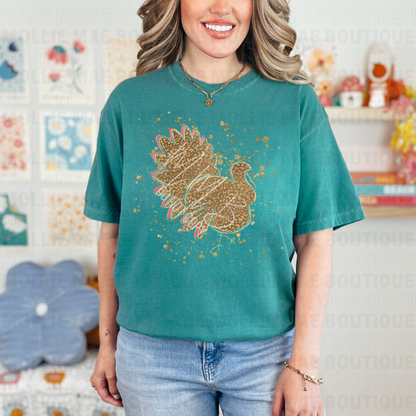 Leopard Turkey Graphic Tee