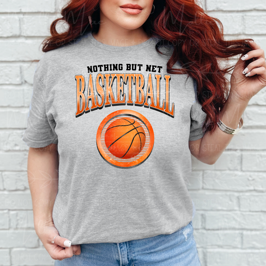 Nothing But Net Basketball Graphic Tee