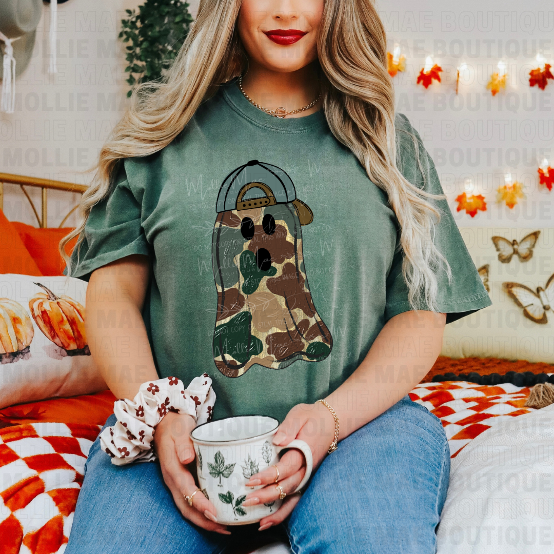 Camo Ghosties Graphic Tee