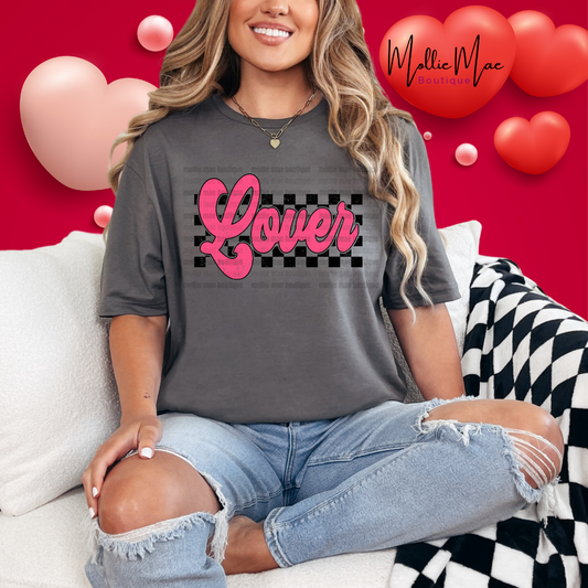 Lover Checkered - Pink