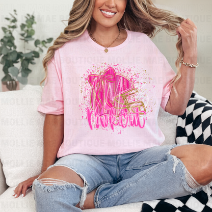 Pink Out Helmet Graphic Tee –  Breast Cancer Awareness Shirt