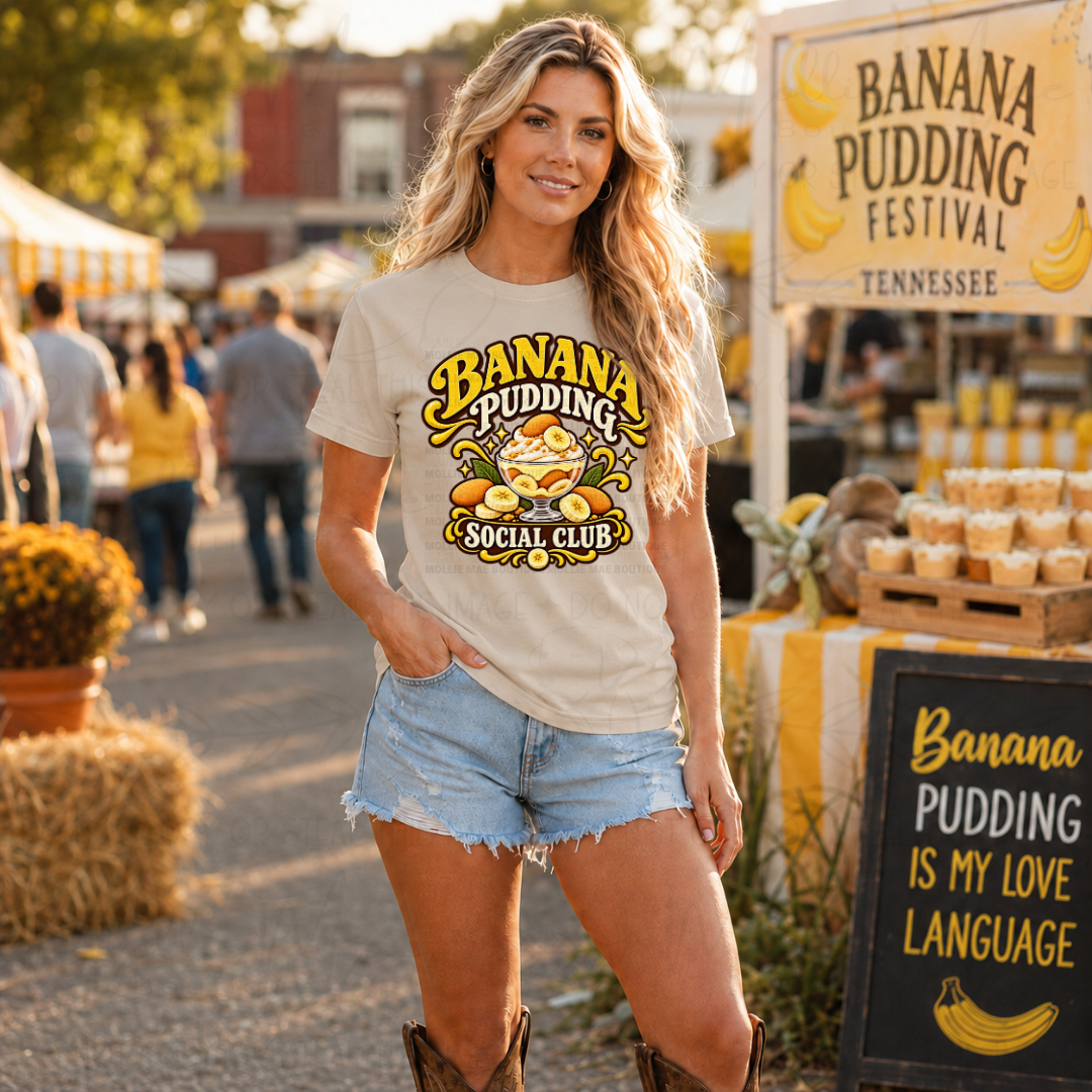 Banana Pudding Social Club Graphic Tee