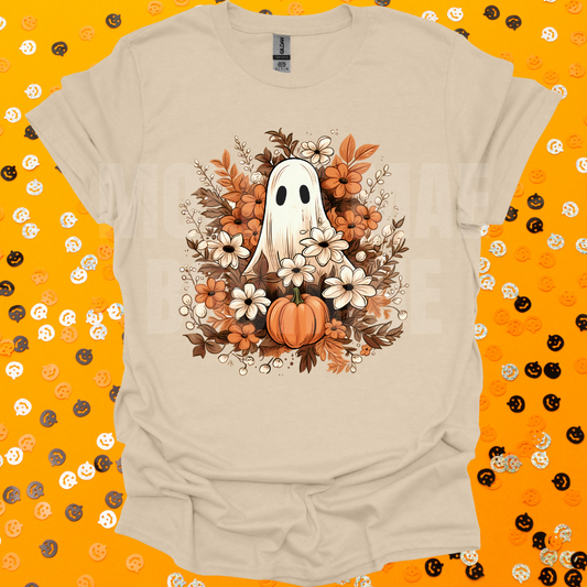 Floral Ghost Graphic Tshirt