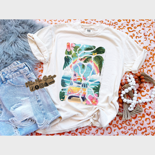 Retro Beach Tshirt