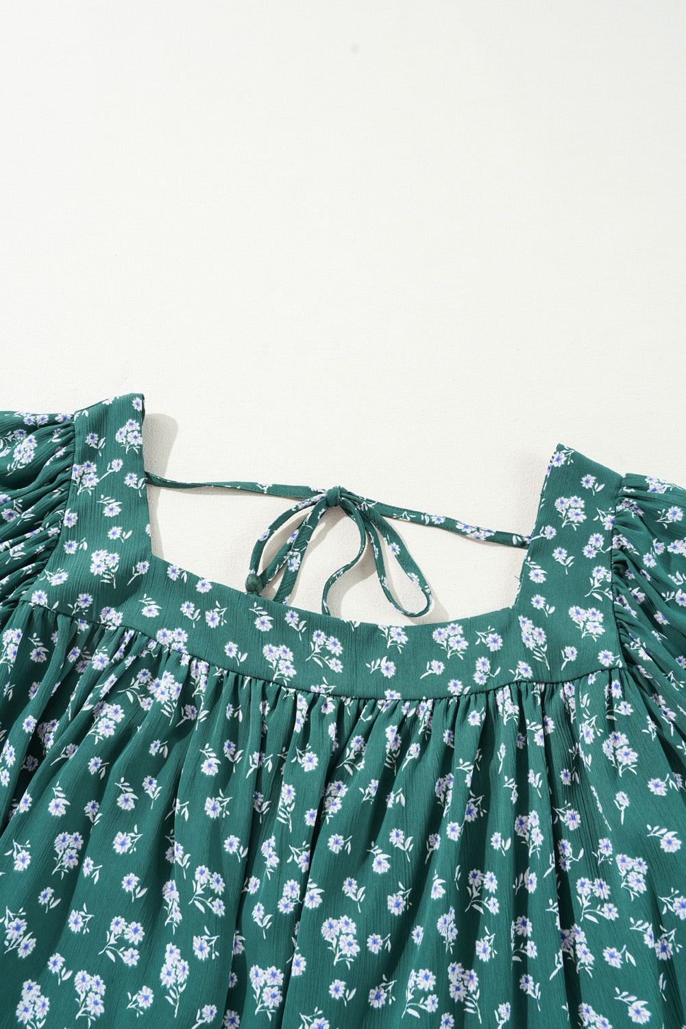 Adelynn Square Ruffled Trim PLUS Blouse boutique clothing from Mollie Mae Boutique