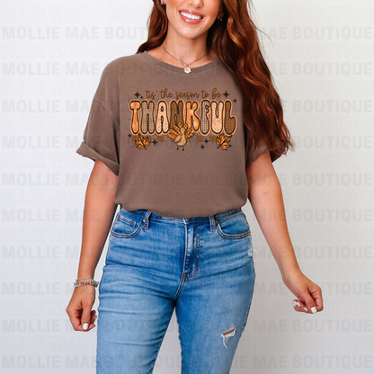 Turkey Time Thankful Tee