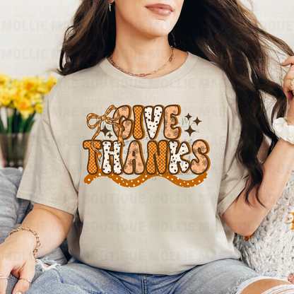 Harvest Bow “Give Thanks” Graphic Tee