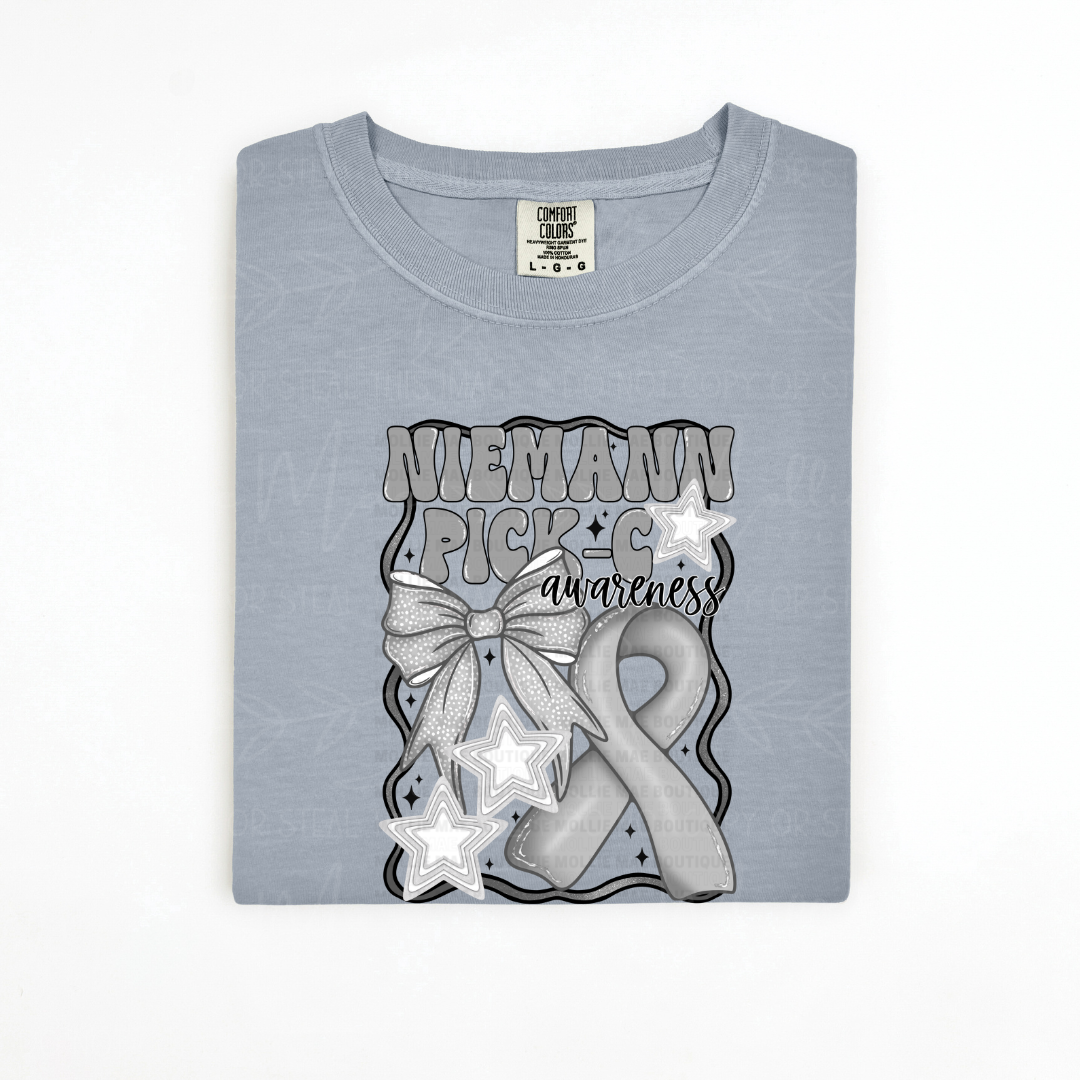 Niemann-Pick C Awareness Ribbon Graphic Tee