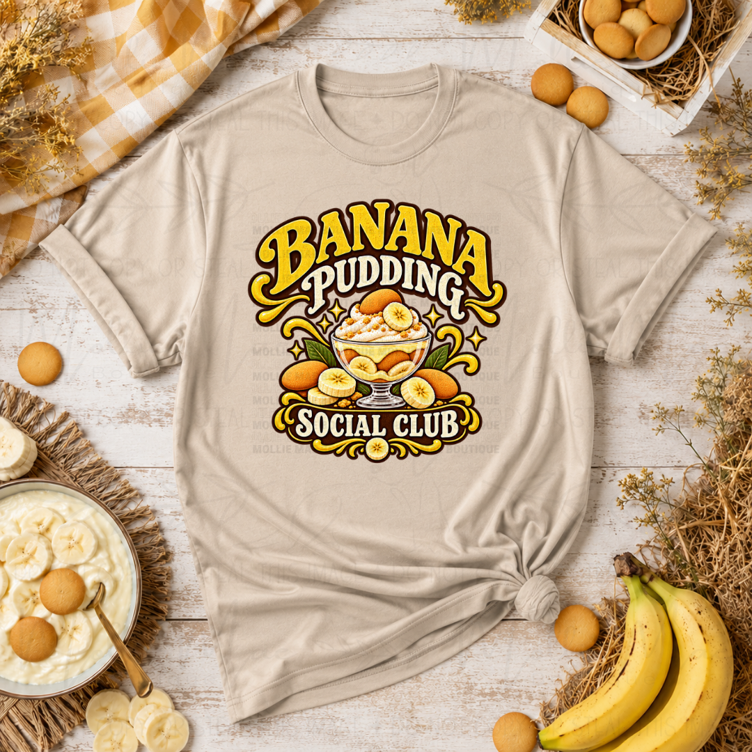 Banana Pudding Social Club Graphic Tee