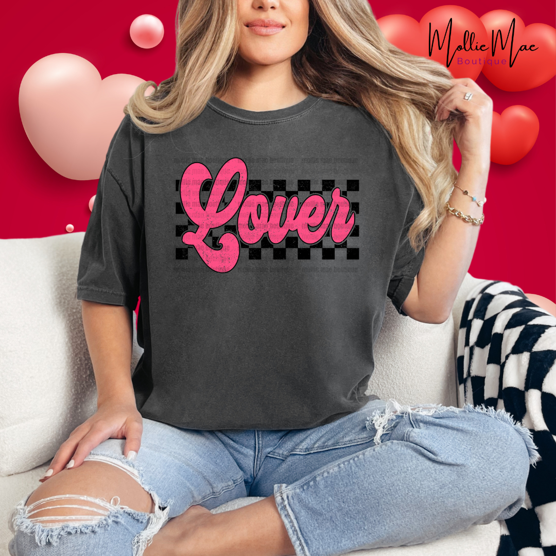 Lover Checkered - Pink