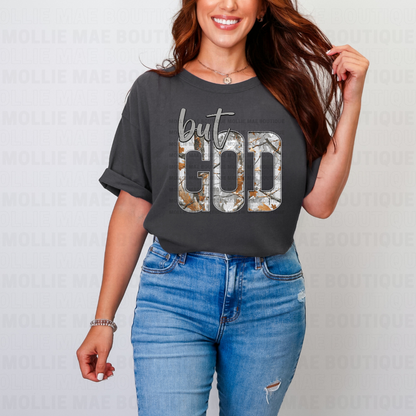 But God Camo Graphic Tee