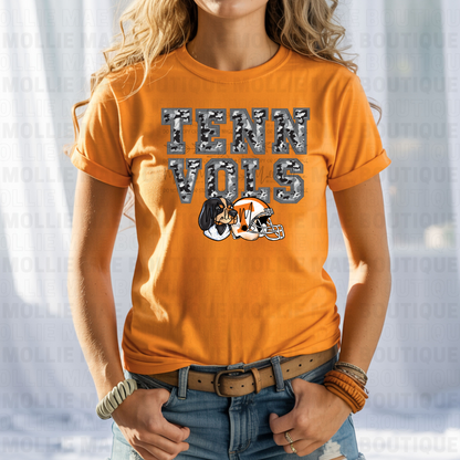 Grey Camo TENN VOLS Tee