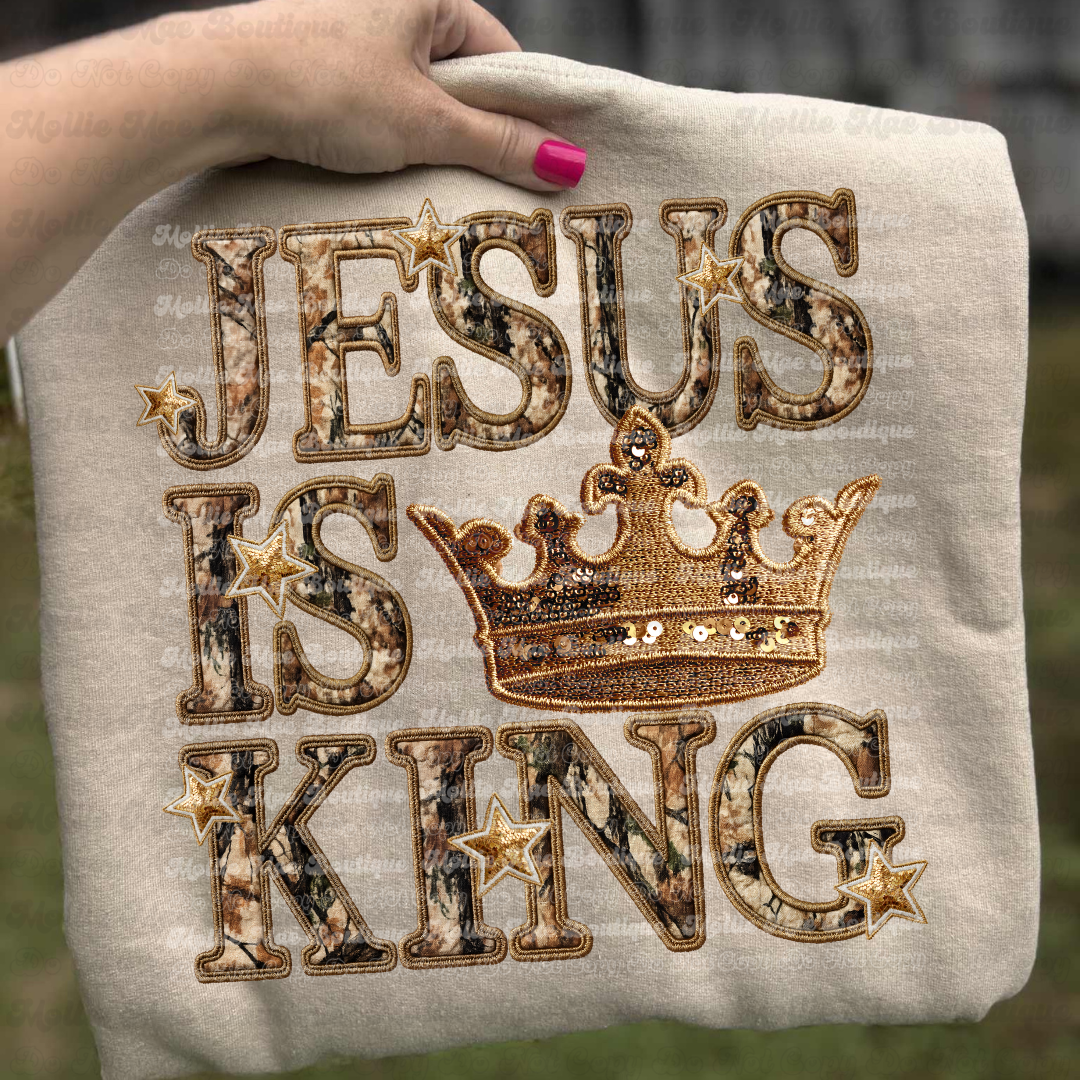 Jesus Is King Graphic Tee or Sweatshirt