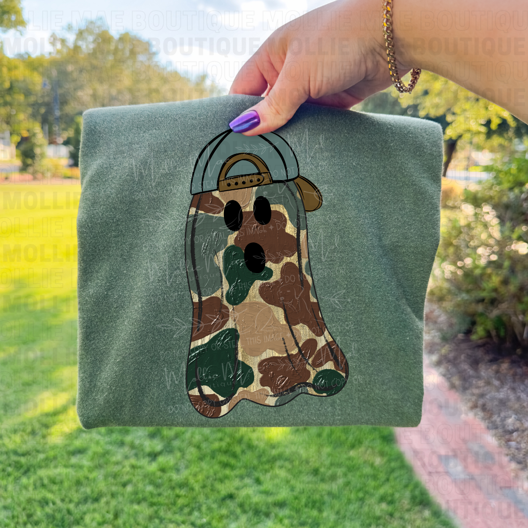 Camo Ghosties Graphic Tee