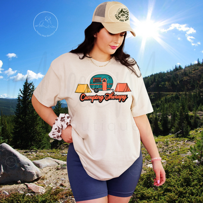 Camping Therapy Tshirt