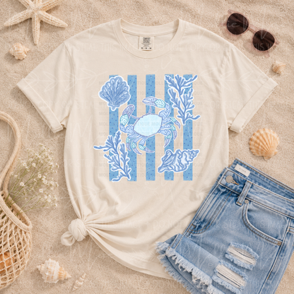 Blue Ocean Life Graphic Tee