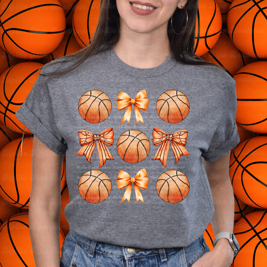 Basketball Coquette Sweatshirt or Tee
