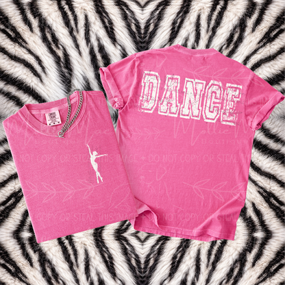Dance Varsity Grunge Graphic Tee