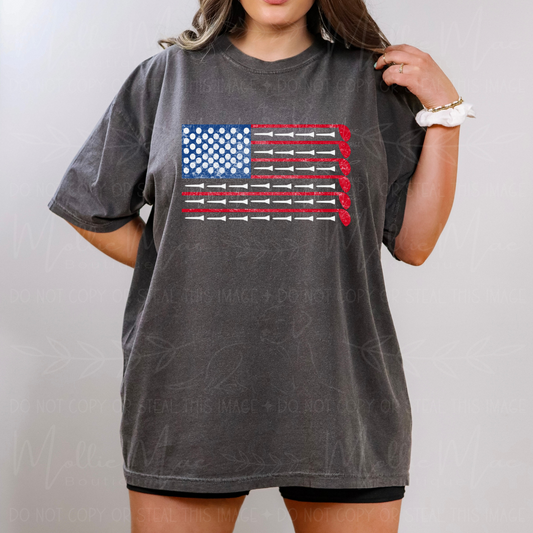 Stars, Stripes & Golf Tee or Tank