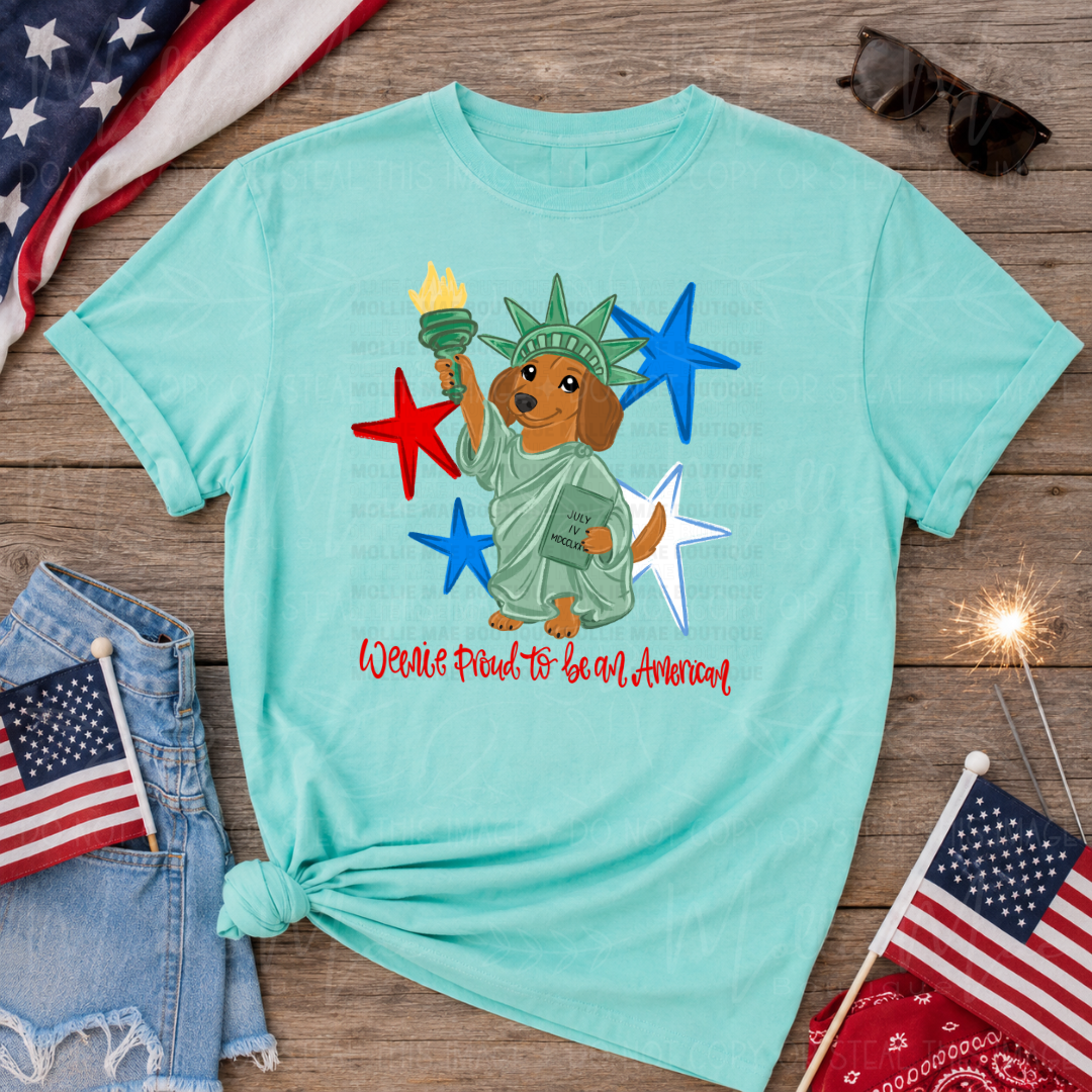 Weenie Proud to Be American Graphic Tee