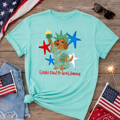 Weenie Proud to Be American Graphic Tee