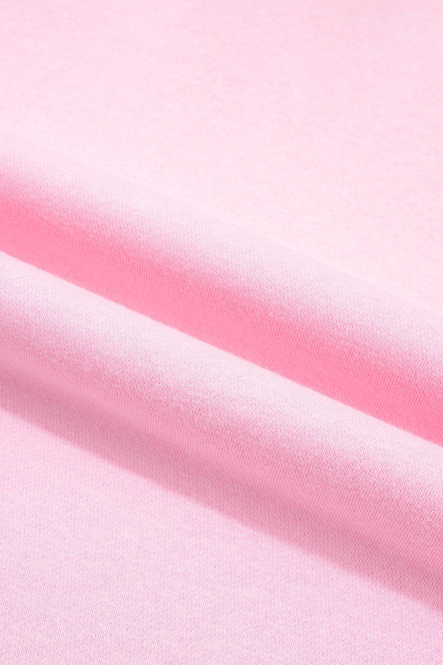 Pink Polka Dot Contrast Trim Mock Neck Sweatshirt with mock neck women's boutique fashion