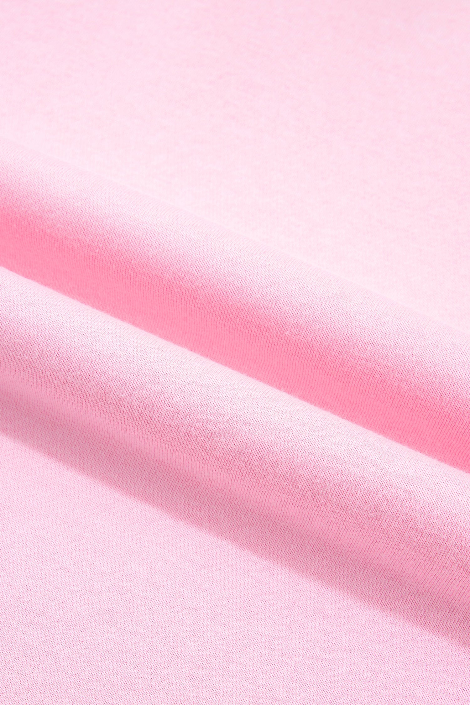 Pink Polka Dot Contrast Trim Mock Neck Sweatshirt with mock neck women's boutique fashion