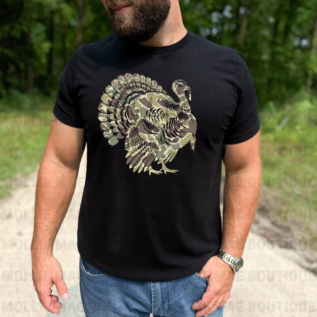 Camouflage Turkey Graphic Tee