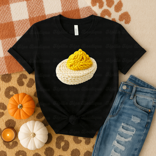 Faux Knit Deviled Egg