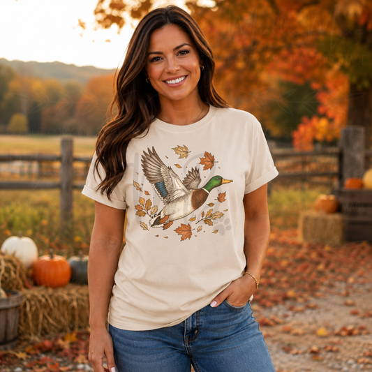 Autumn Flight Mallard Graphic Tee