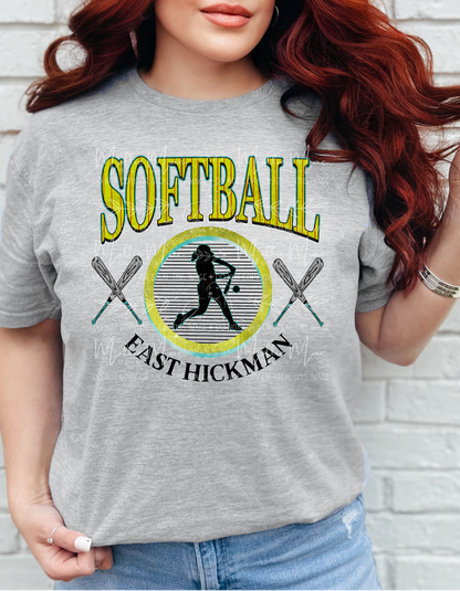 East Hickman Softball Semi-Exclusive Graphic Tee