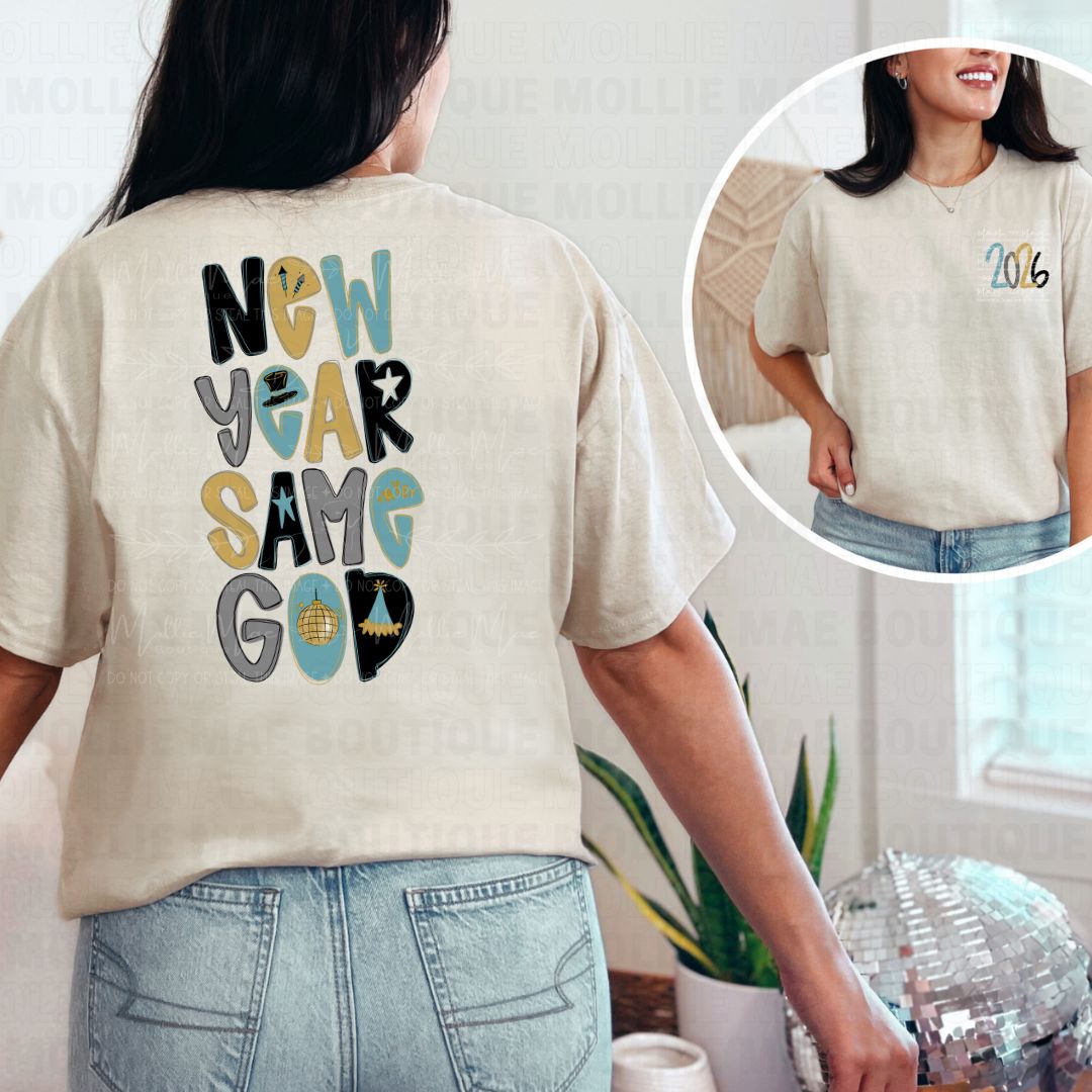 New Year Same God - Blue