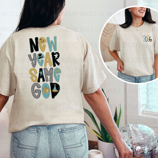 New Year Same God - Blue
