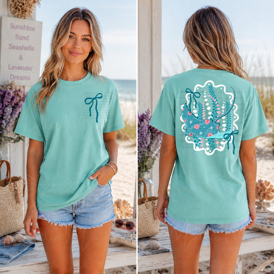 Coastal Stingray Graphic Tee