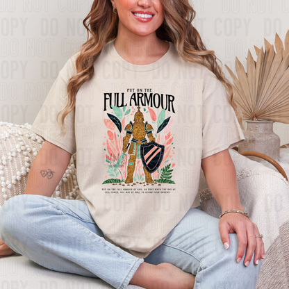 Put On the Full Armour – Christian Graphic Tee or Crewneck