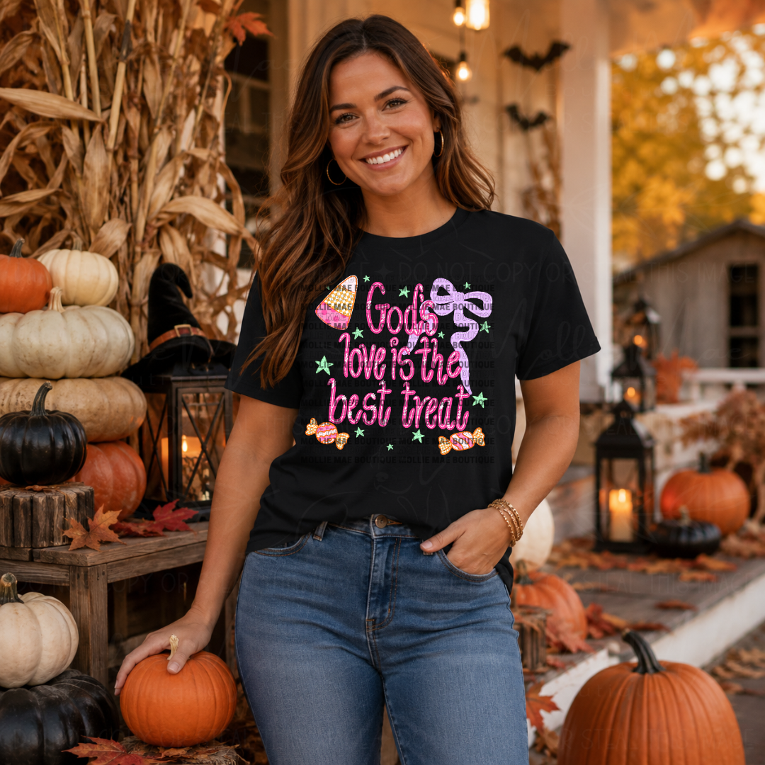 God’s Love Is the Best Treat Halloween Graphic Tee