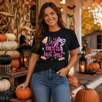 God’s Love Is the Best Treat Halloween Graphic Tee