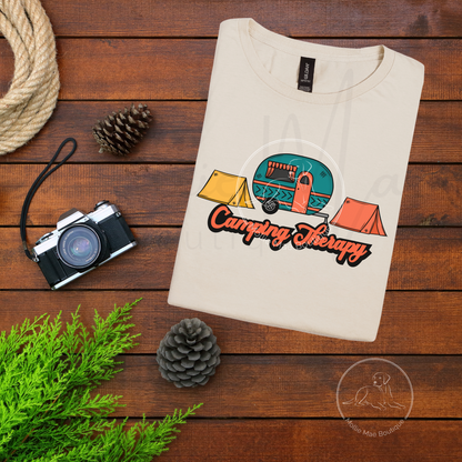 Camping Therapy Tshirt