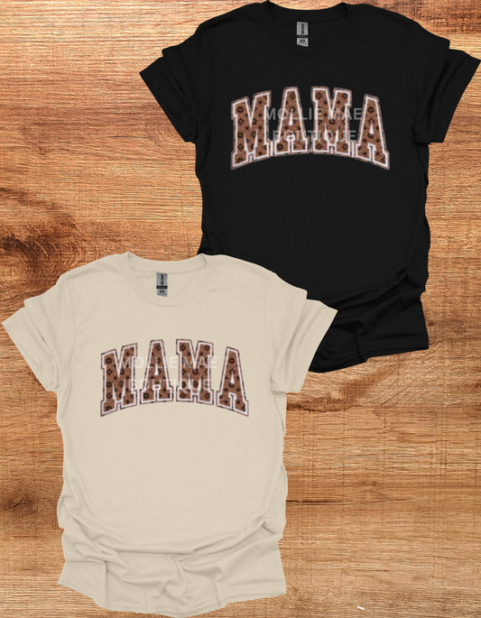 MAMA - BROWN FASHION PRINT