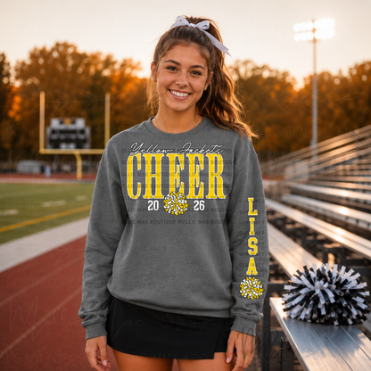 Custom School Cheer Sweatshirt | Personalized Cheer Crewneck