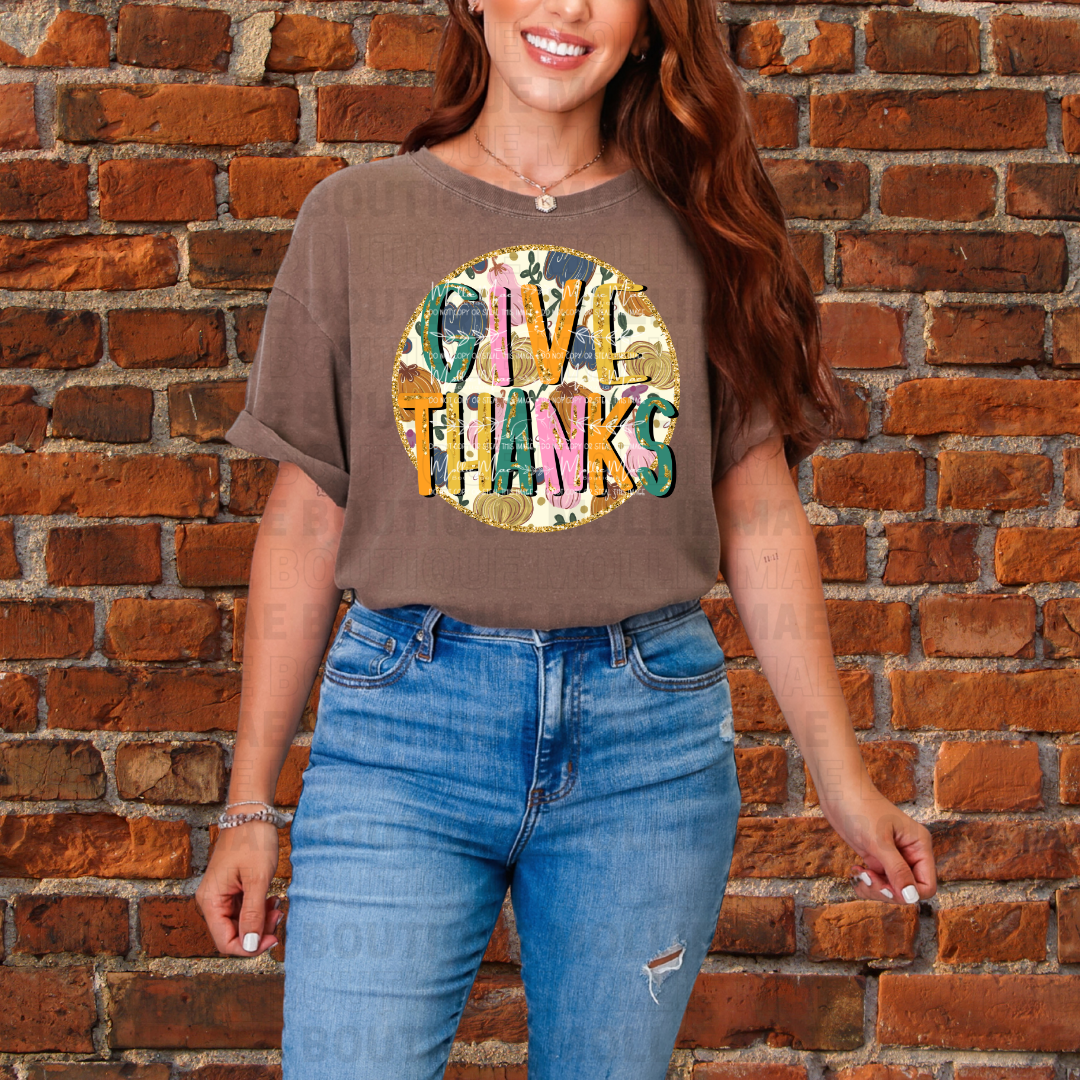 Give Thanks Graphic Tee