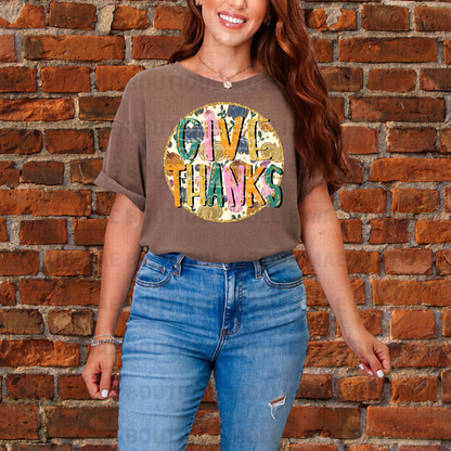 Give Thanks Graphic Tee