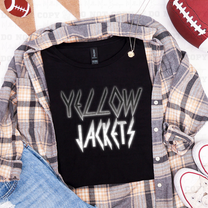Gridiron Glow Yellow Jackets Tee