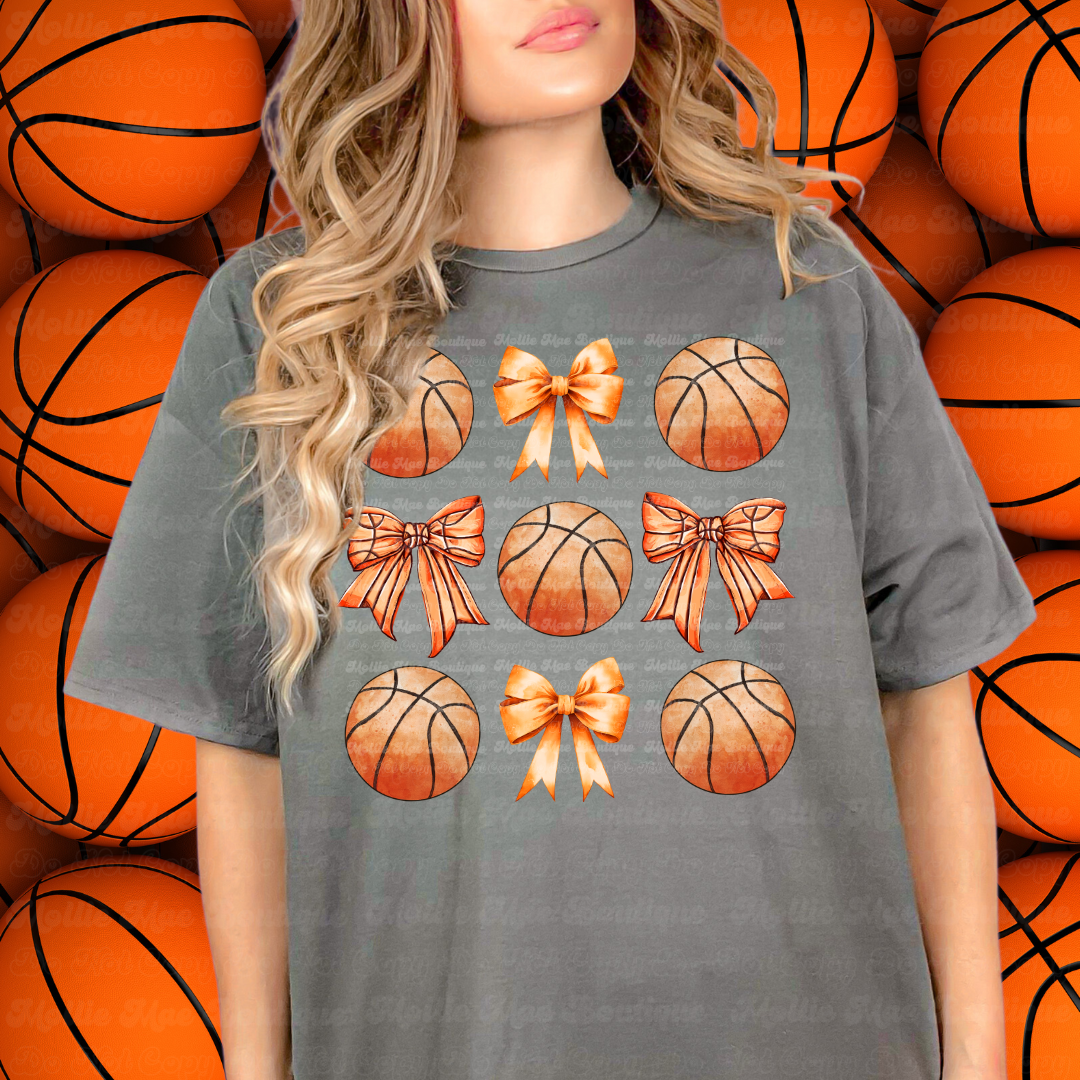 Basketball Coquette Sweatshirt or Tee