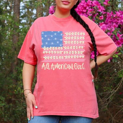 All American Girl Graphic Tee